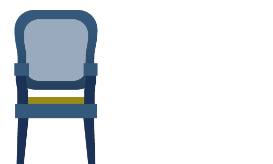 Bild mit einem Stuhl